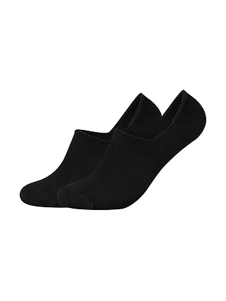 CAMANO | Füsslinge 2er Pkg COMFORT INVISIBLE black | 